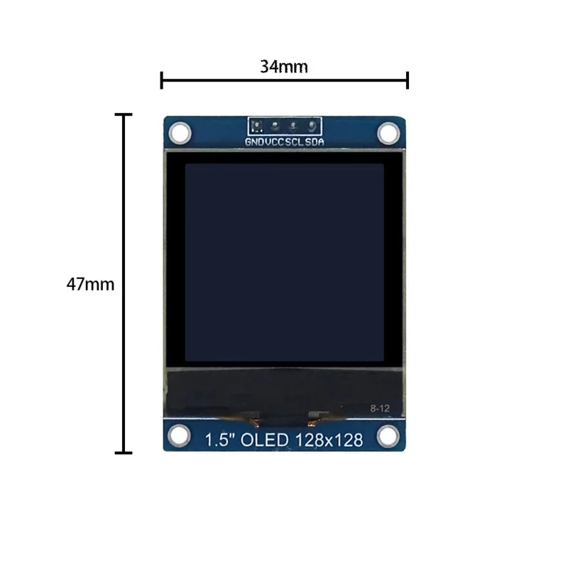 1.5 inch 4PIN OLED module Display Screen SH1107 - Image 3