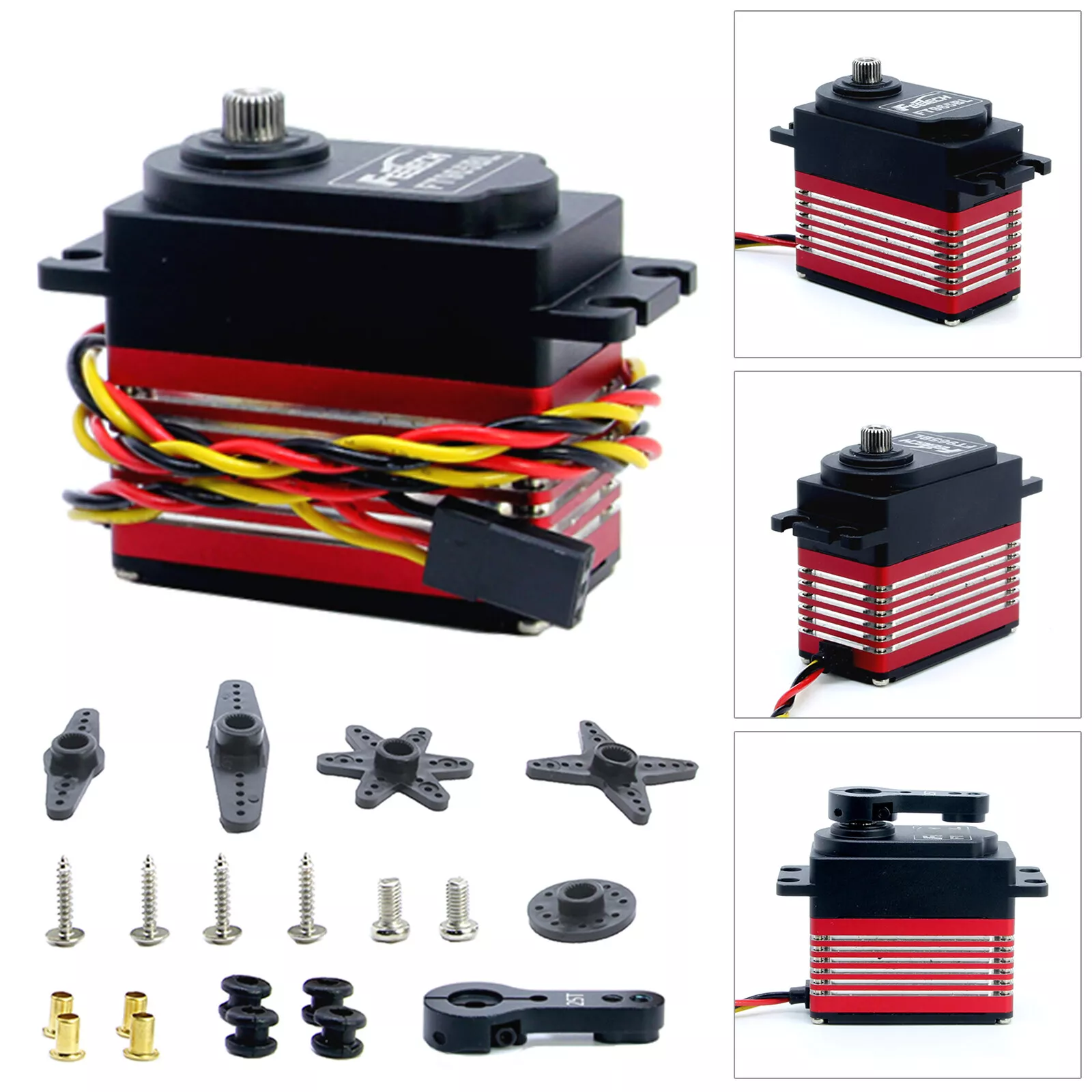 Small brushless Digital Servo Motor 6-8.4V Metal 60KG - Image 2