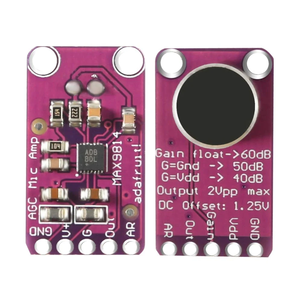 Electret Microphone Amplifier - MAX9814 with Auto Gain Control - Image 2