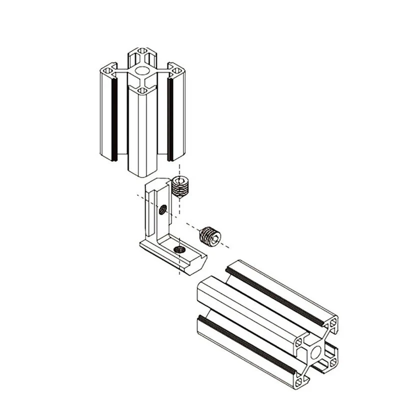 Inside Hidden Corner Bracket M3 for Aluminum Extrusion 20x20 - Image 2