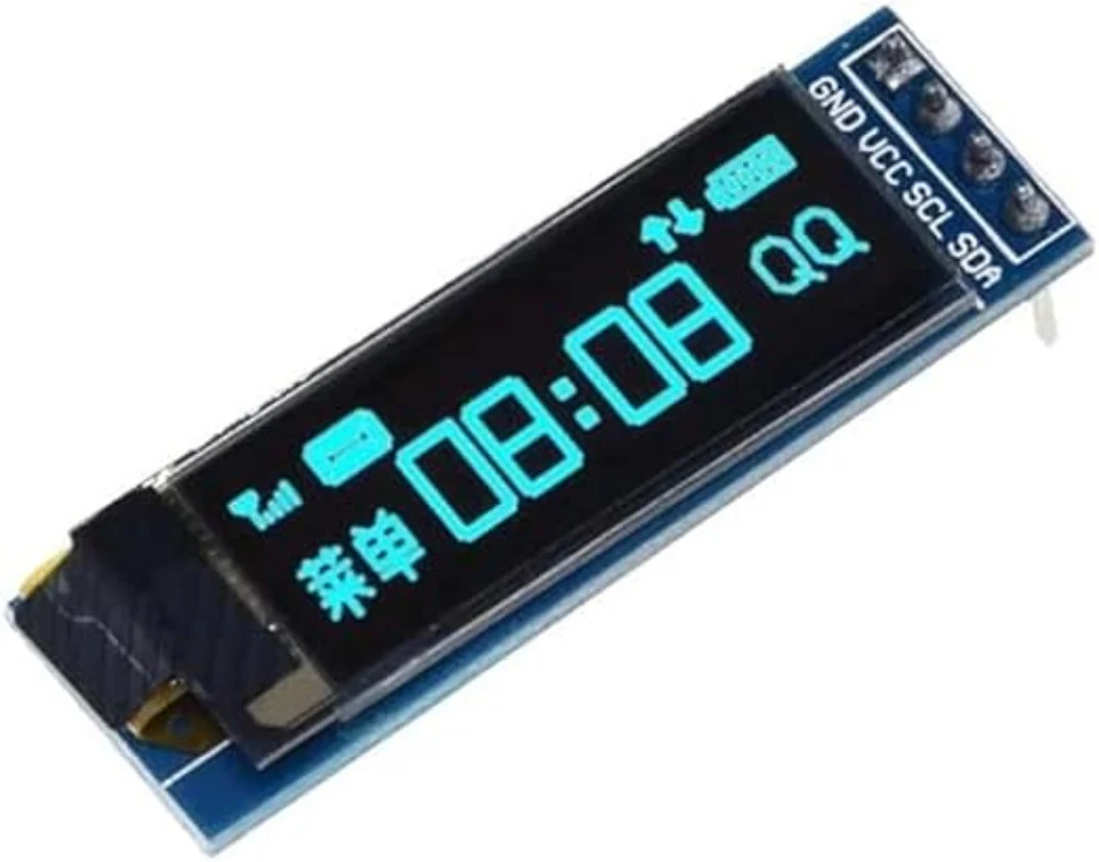 OLED Display I2C 4 Pin 0.91 without tin soldering - Image 3