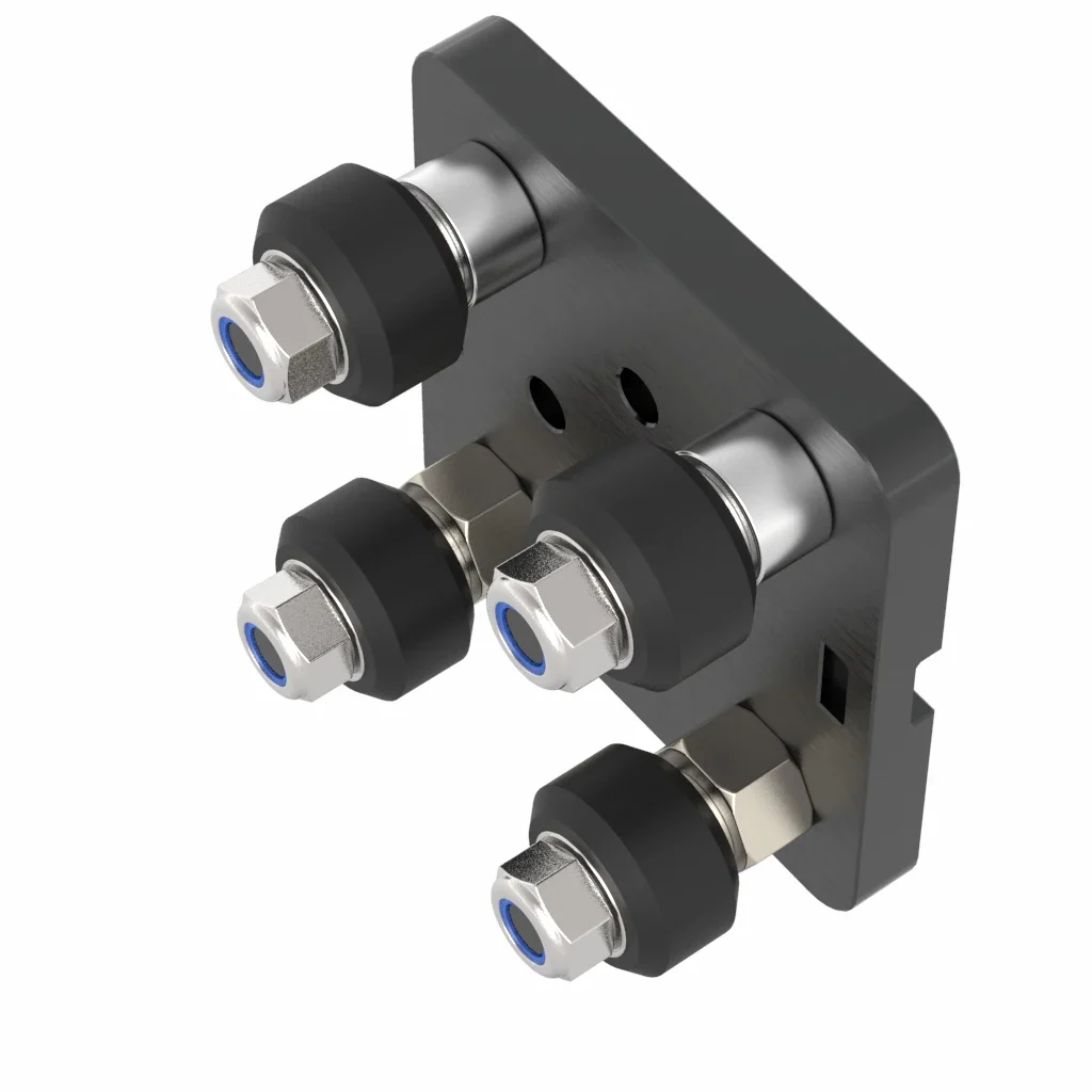 Openbuilds Mini V Gantry Plate Complete Set Kit with wheels