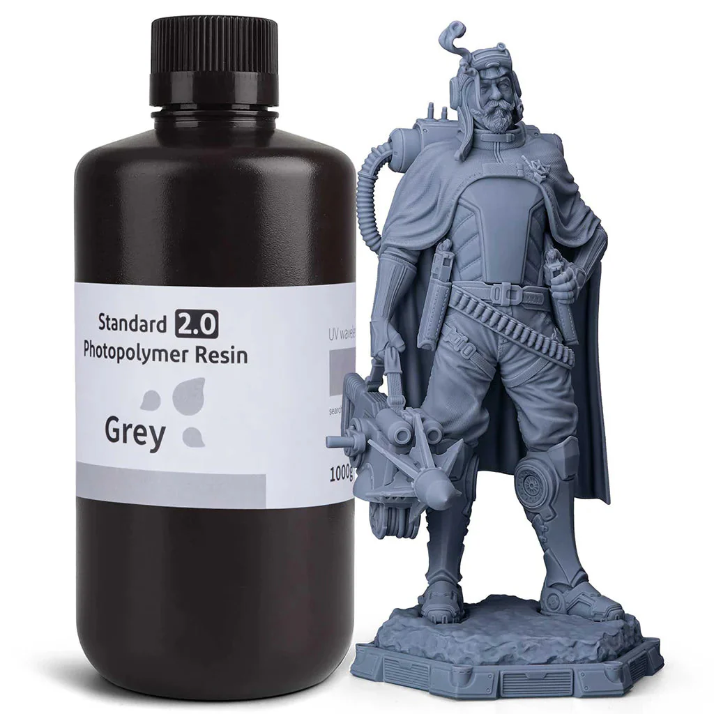 Standard Resin V2.0 ELEGOO UV wavelength 405nm 1Kg - Image 2