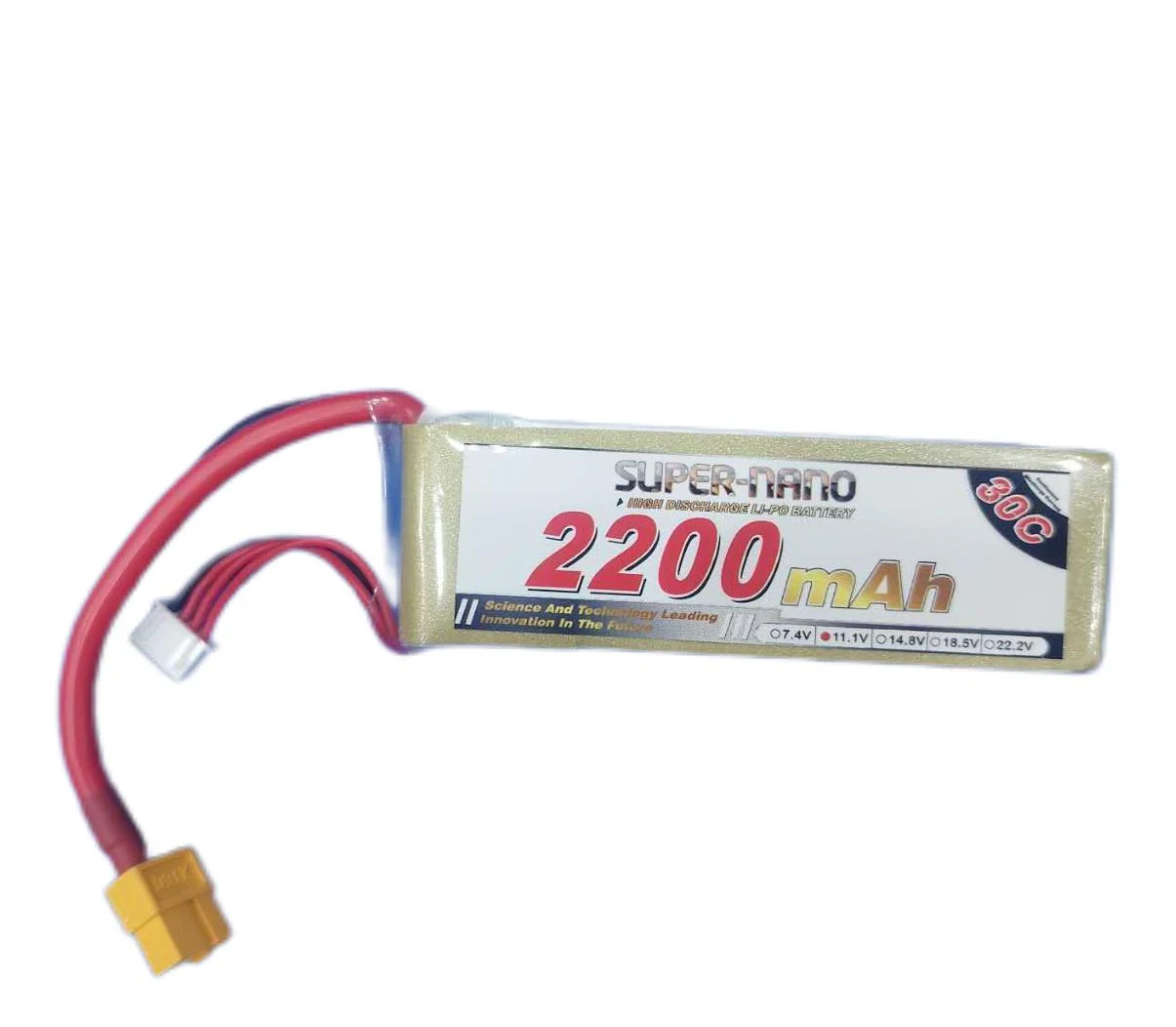SUPER NANO Lithium Polymer Battery (11.1 V, 2200 mAH- 3S - Image 2