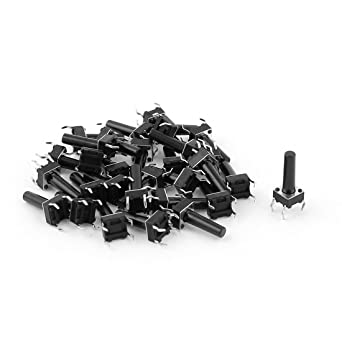 Tack Switch (Push Button) 6x6x15 h - 4 Pins