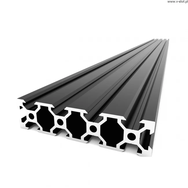 V-Slot Aluminum Extrusion Profile 20mm x 80mm (1M - Black Anodized)