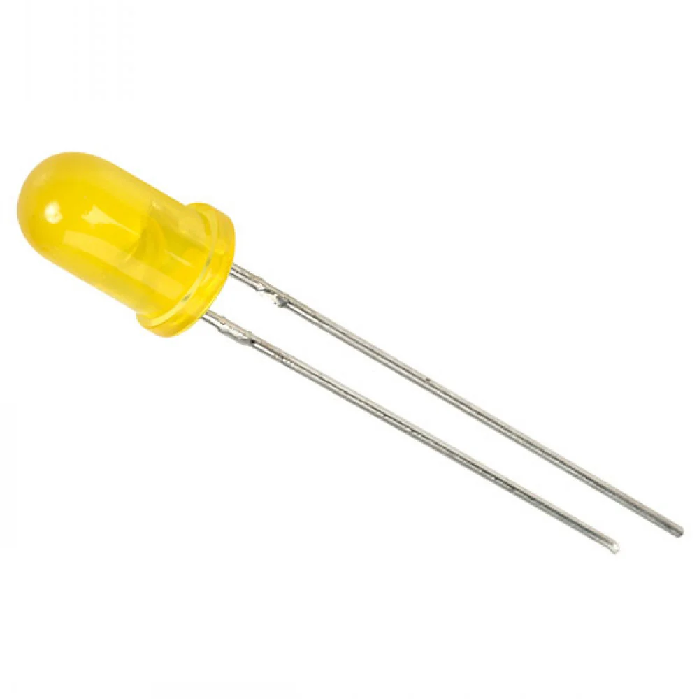 Yellow Round LED Diode 5 mm